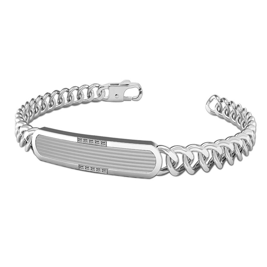 Bracciale grumetta con zirconi Default Title