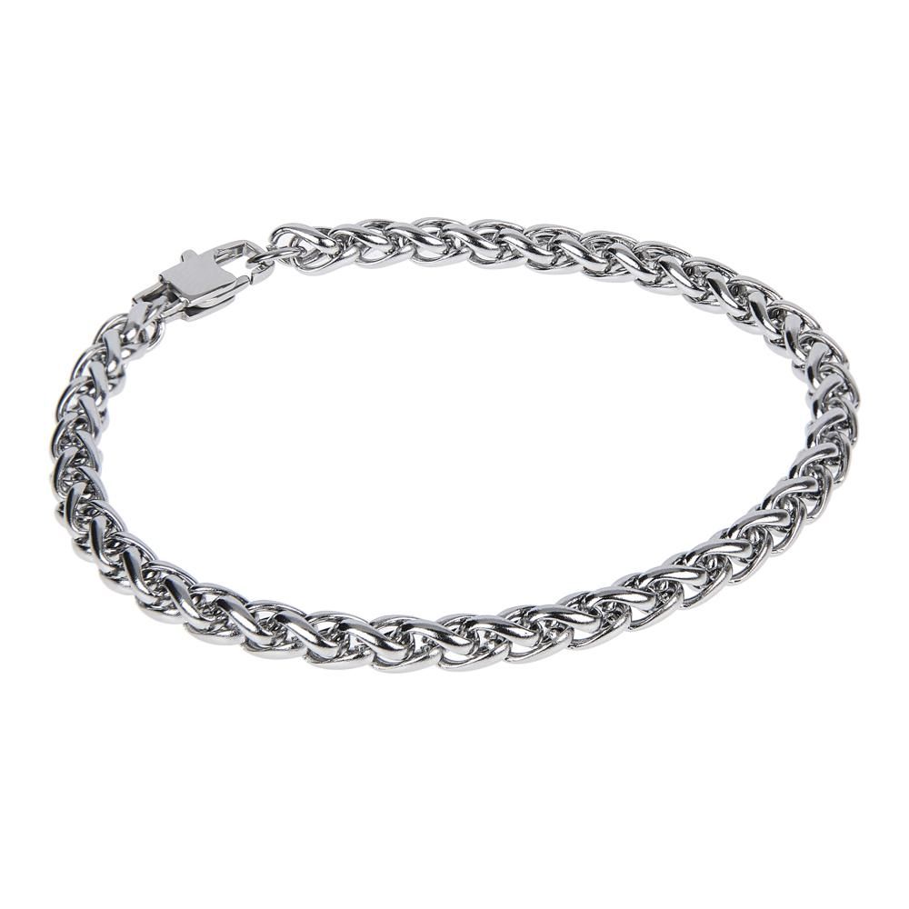 Bracciale medium doppia maglia intrecciata Default Title