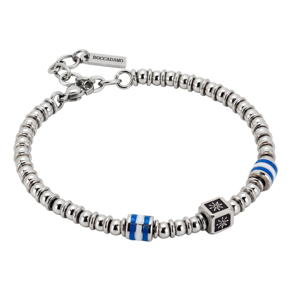 Bracciale beads con dadino centrale e rosa dei venti Default Title