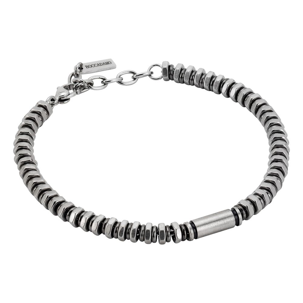 Bracciale con ematite galvanizzata grigia Default Title