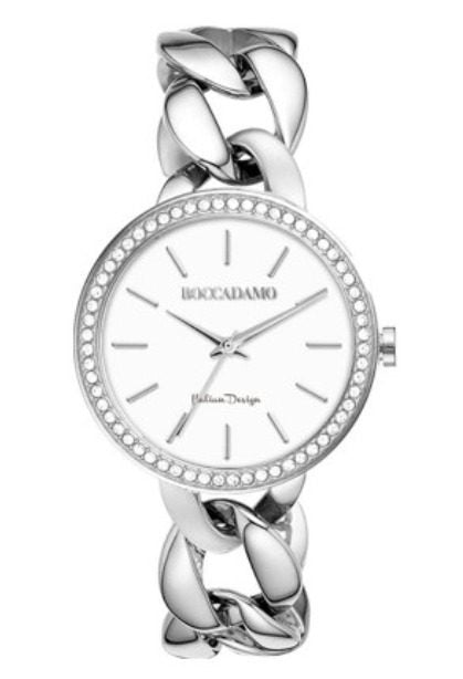 Orologio da polso donna con bracciale grumetta e ghiera in Swarovski Default Title