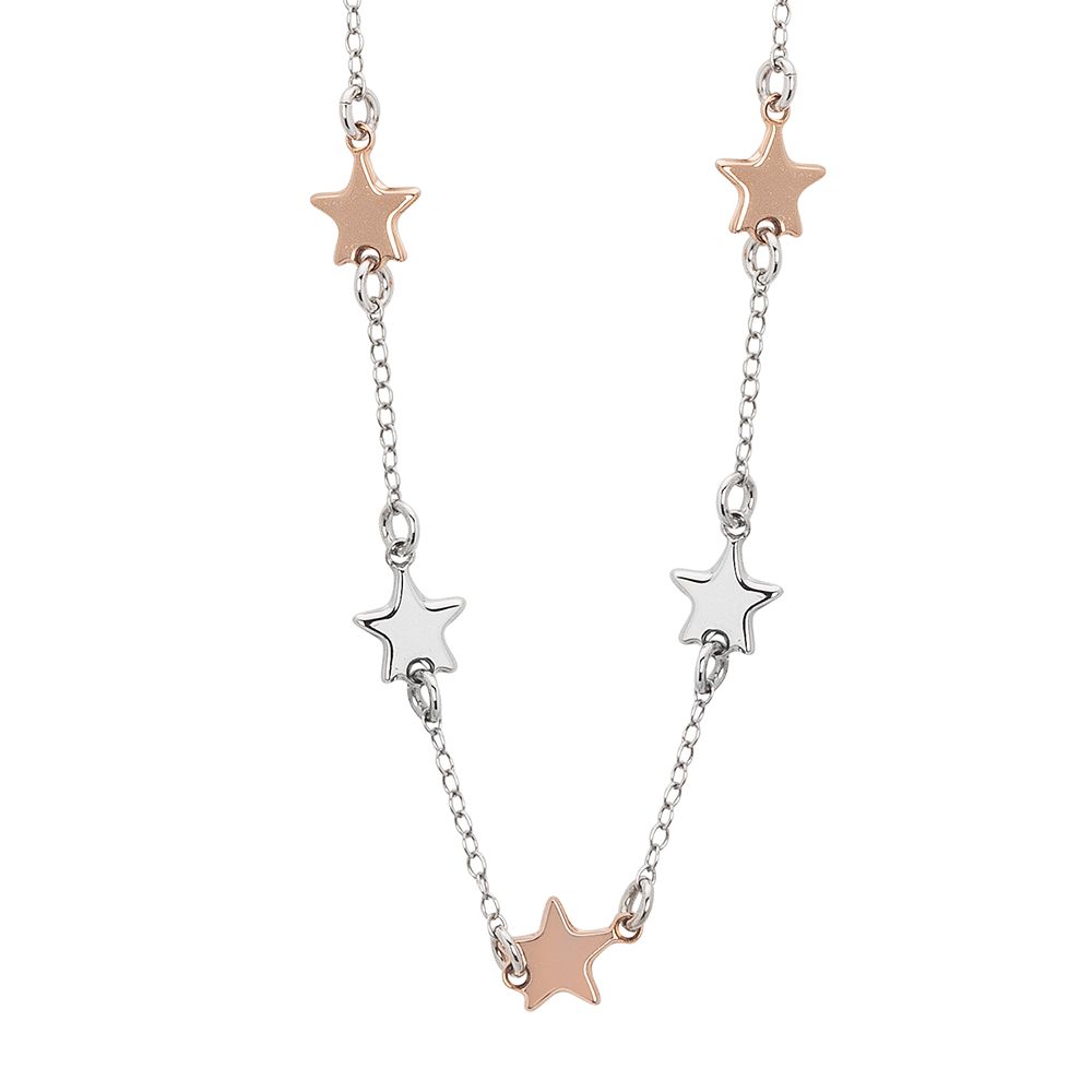 Collana con stelle bicolor Default Title