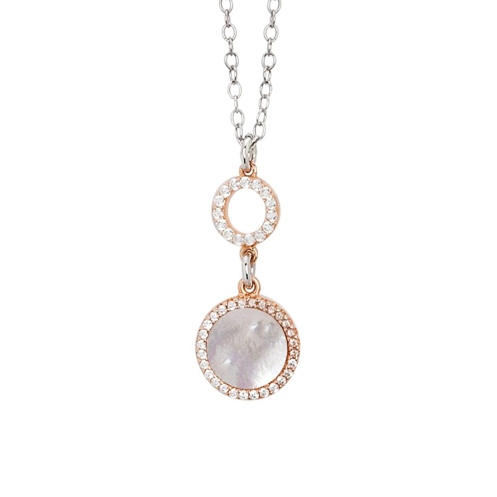 Collana con pendente di zirconi Default Title
