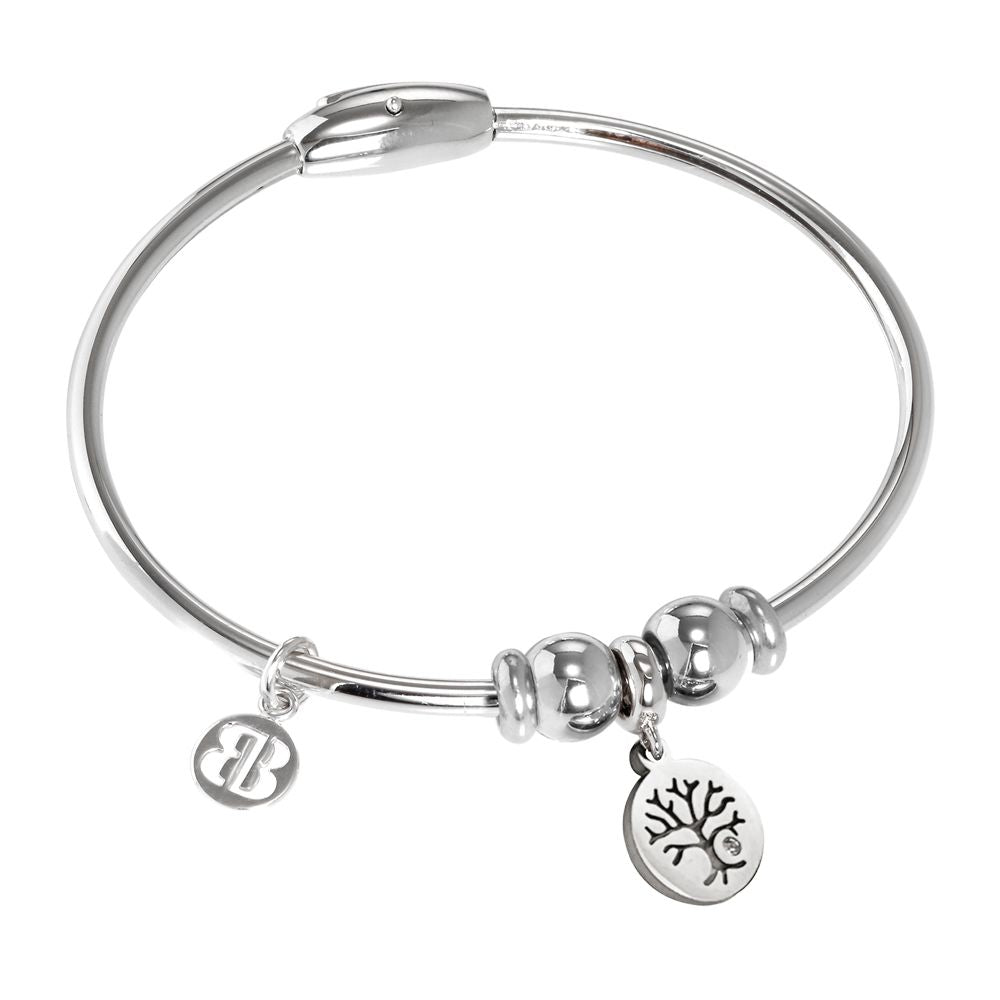 Bracciale con charm a forma di albero della vita e strass Default Title