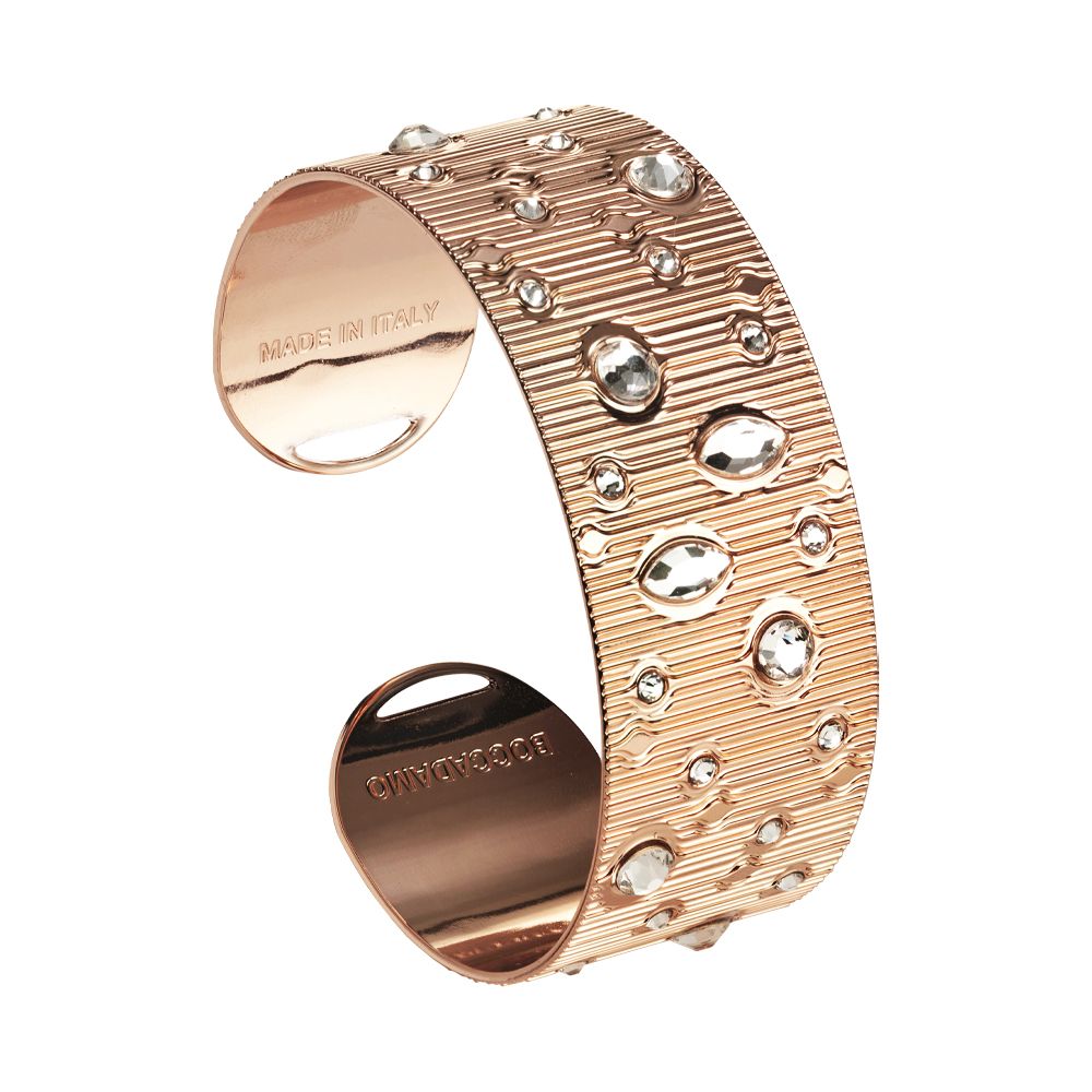 Bracciale rigido a fascia con Swarovski crystal Default Title