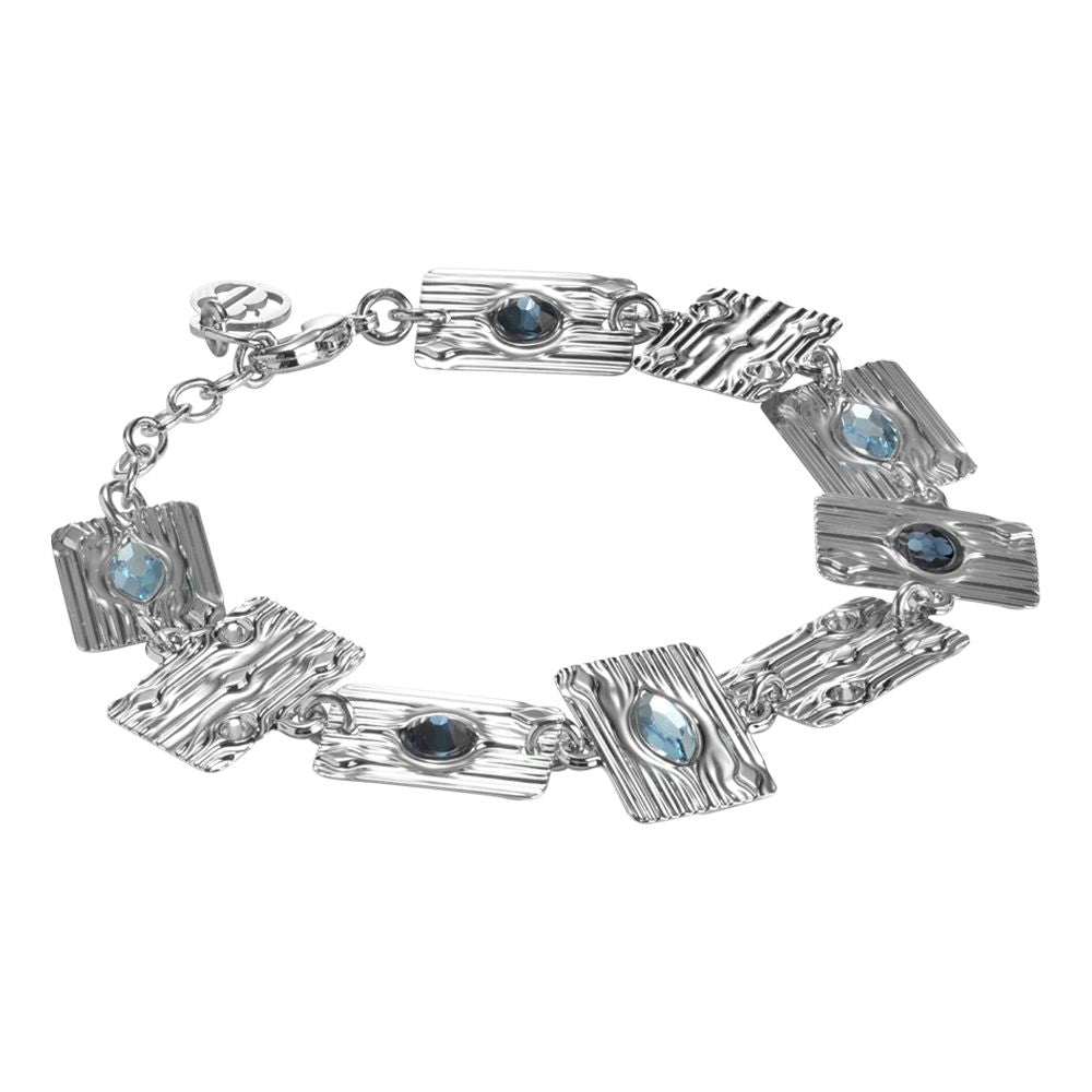 Bracciale modulare con Swarovski blu Default Title