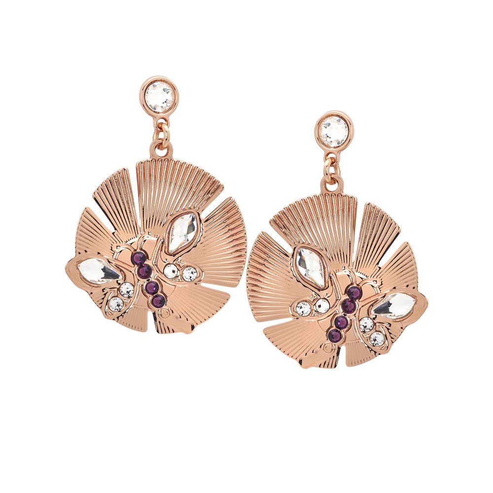 Orecchini a cerchio con libellula Default Title