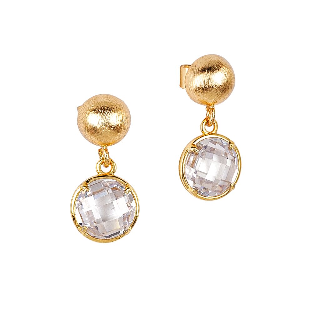 Orecchini con cristalli crystal Default Title