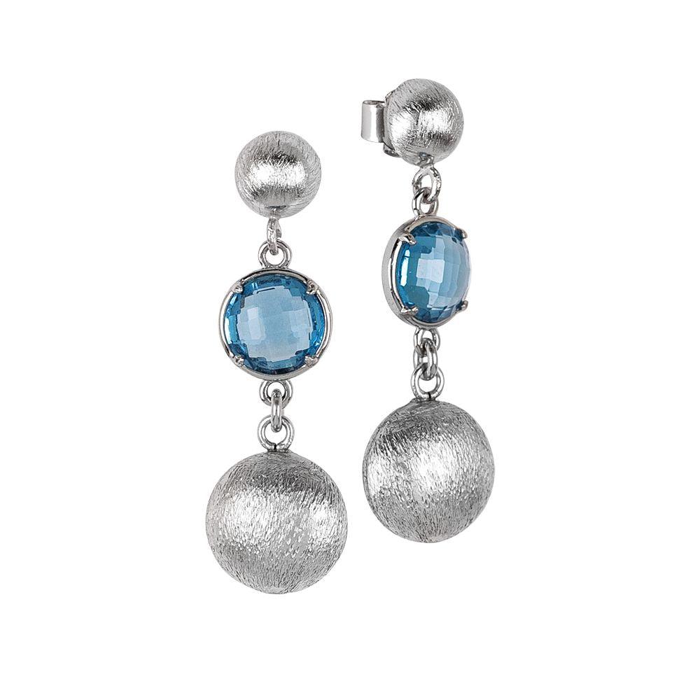 Orecchini pendenti con cristalli sky Default Title