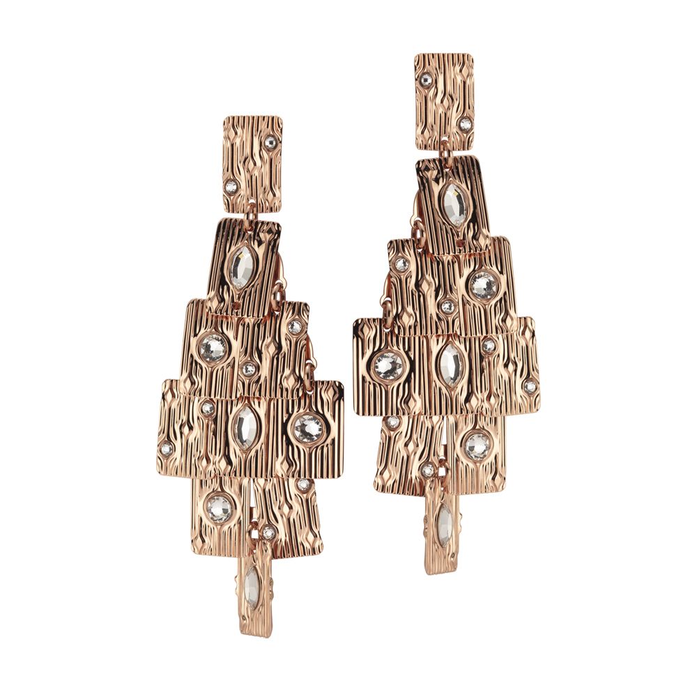 Orecchini chandelier con Swarovski crystal Default Title