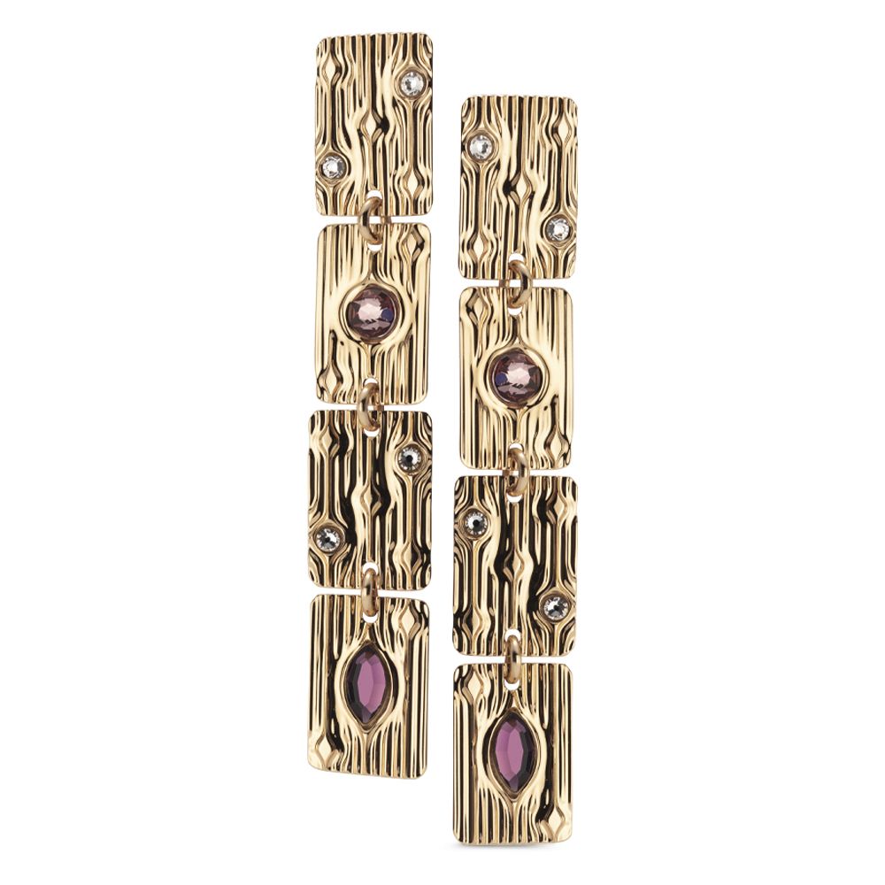 Orecchini modulari con Swarovski rosa Default Title