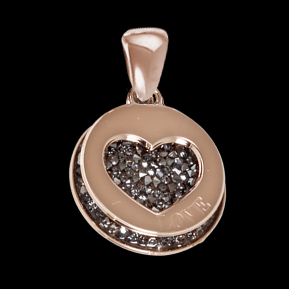 Charm rosato con tappetino Swarovski cristal rock bermusa blu Default Title