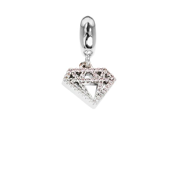 Charm "Wedding" con zirconi Default Title