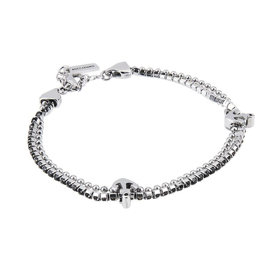 Bracciale doppio filo con ancore Default Title