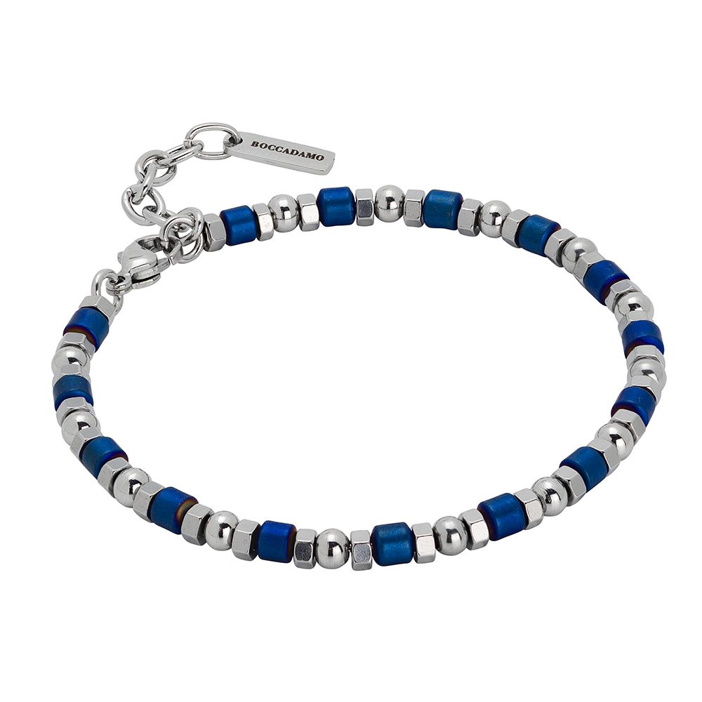 Bracciale con decori di ematite blu Default Title