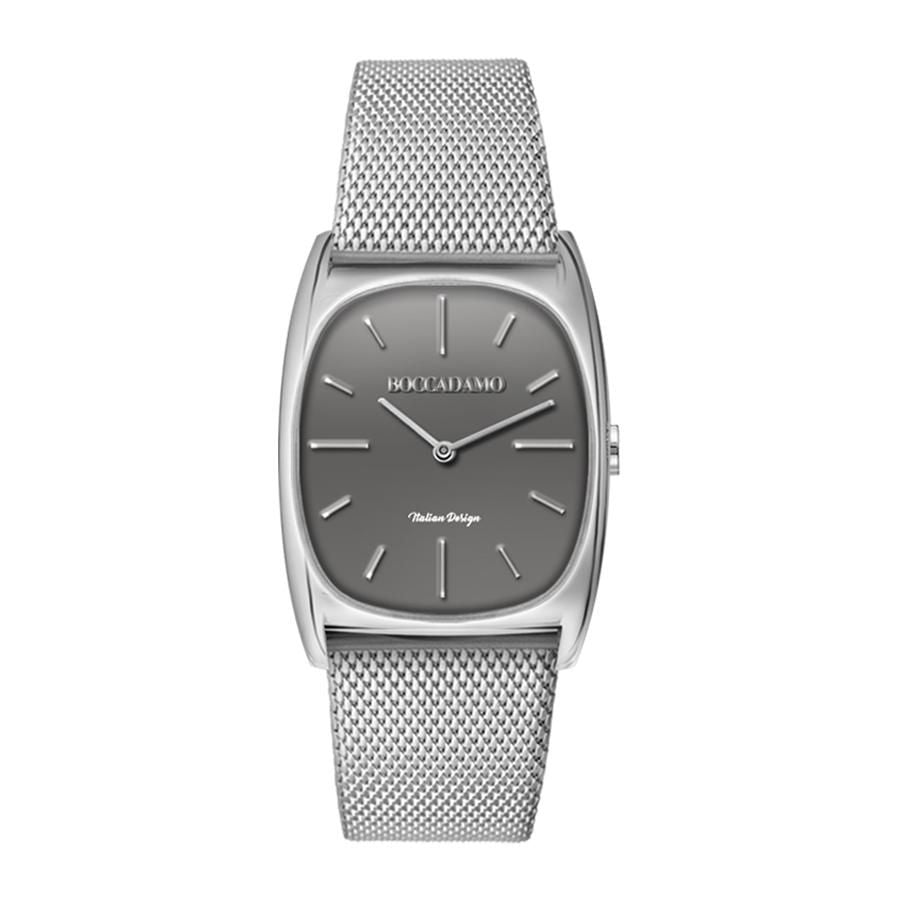 Orologio da polso donna con quadrante rettangolare antracite Default Title