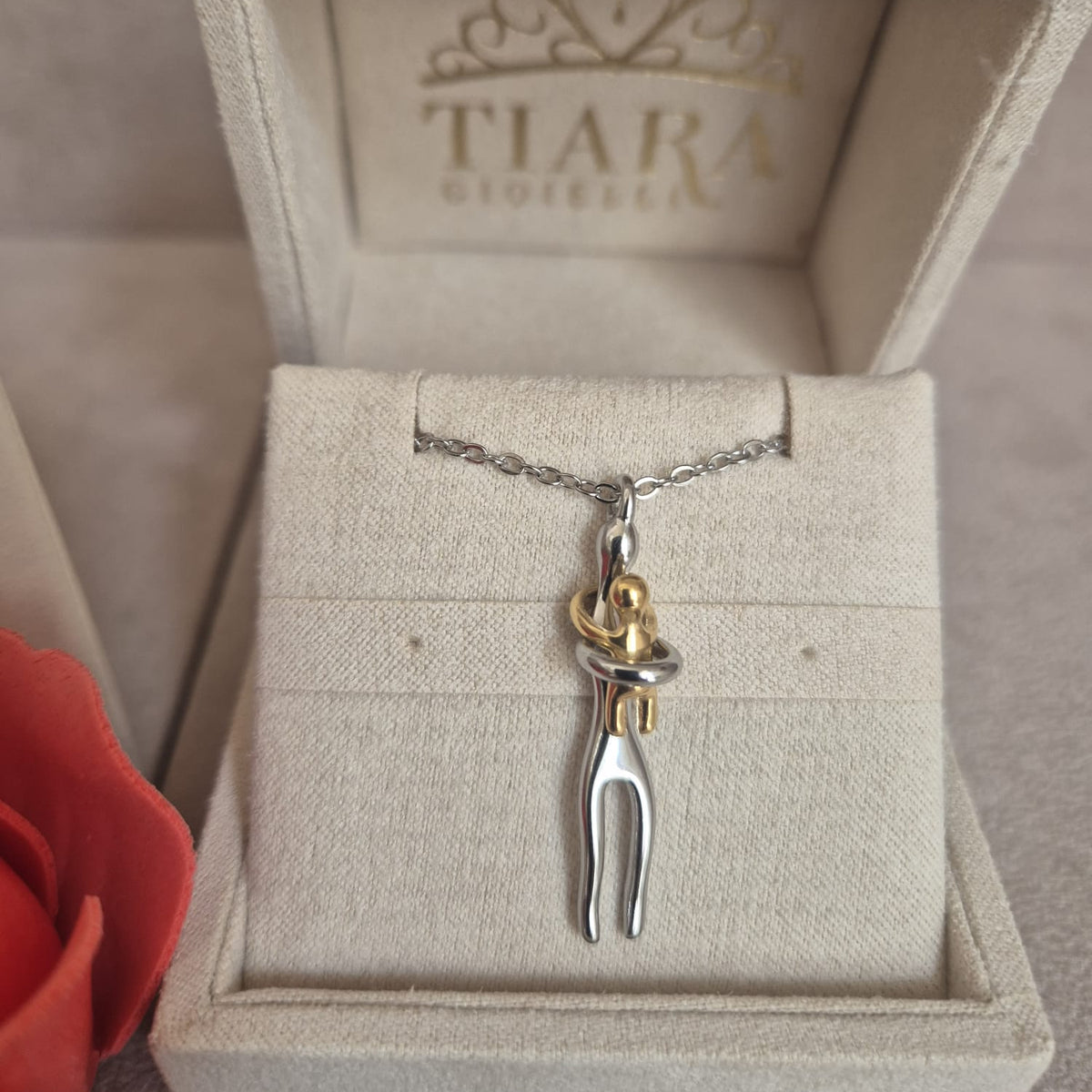 Collana Abbraccio Mamma Figlio/a