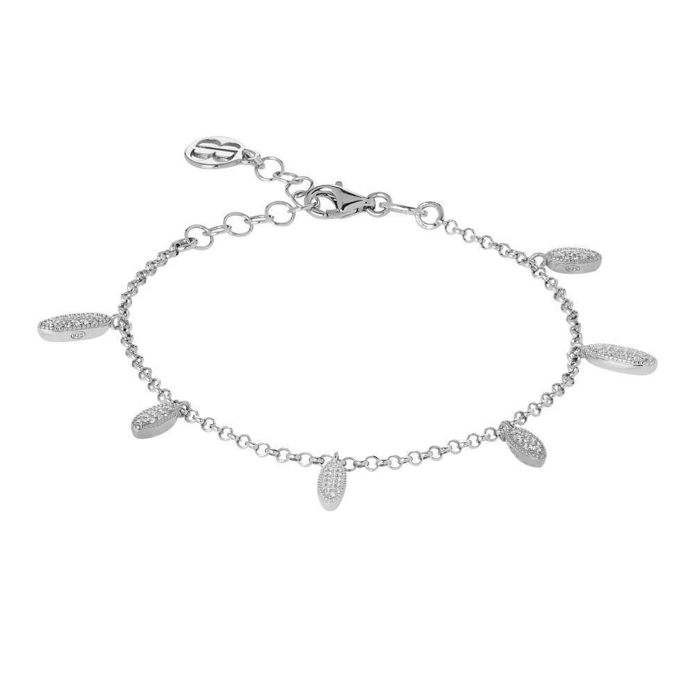 Bracciale con pavè di zirconi Default Title