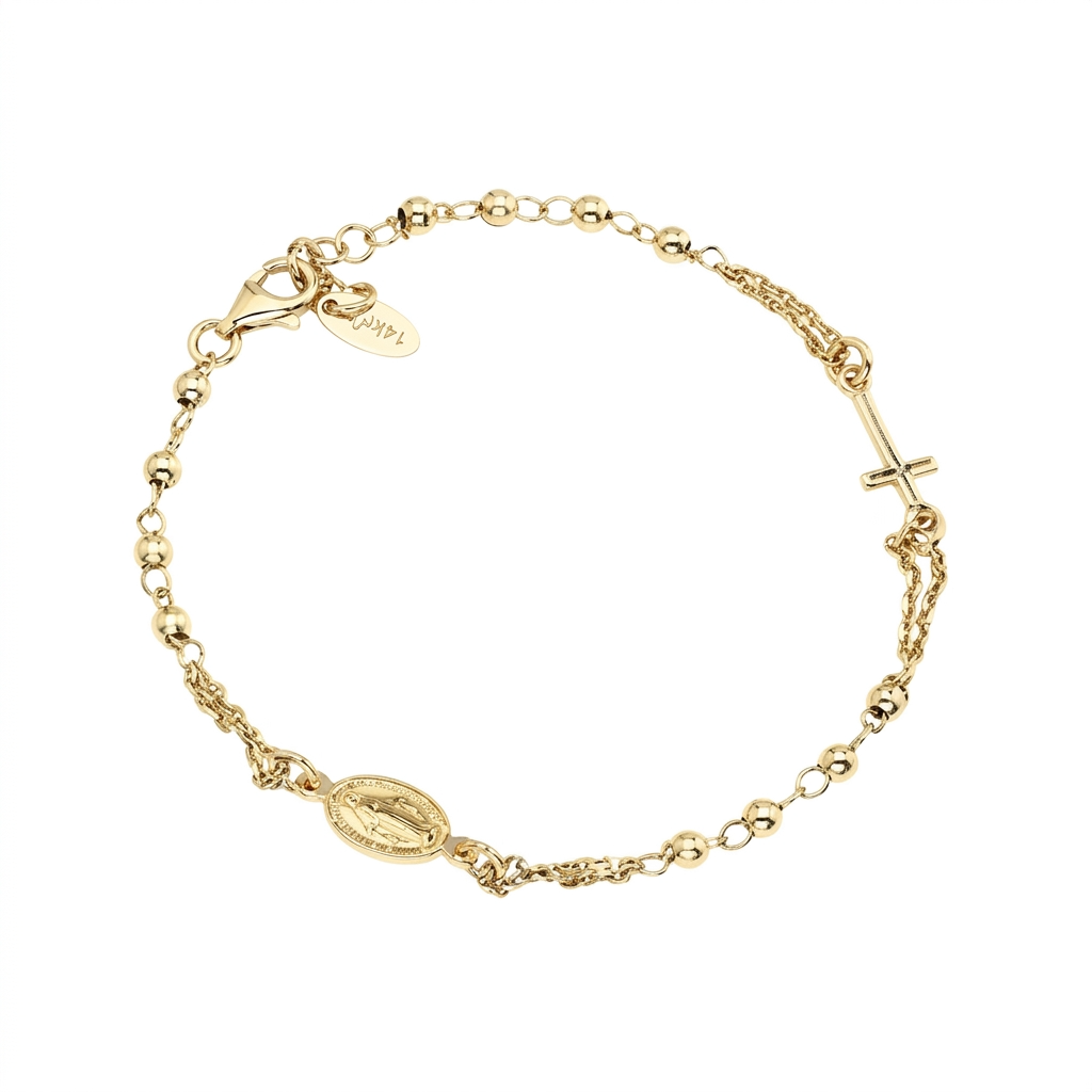 Bracciale in Argento 925 - Oro - Lungh. 18 + 2 cm
