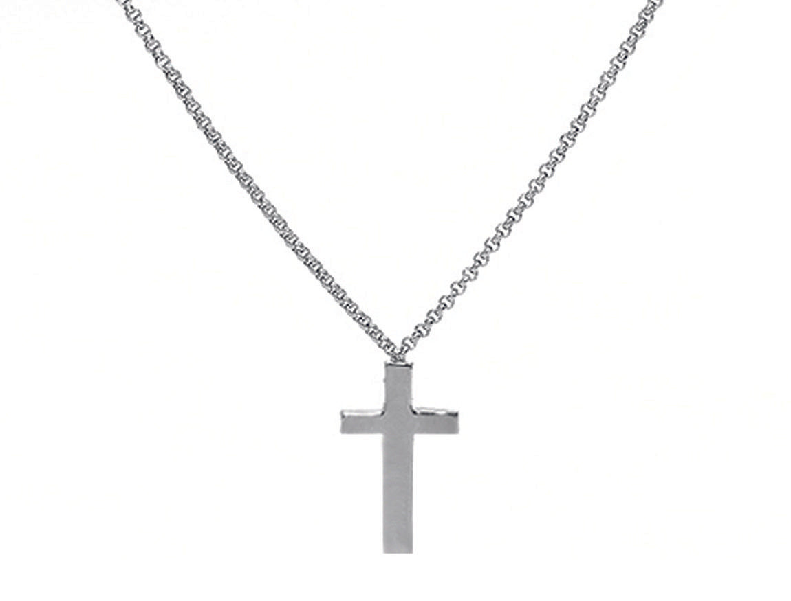 Collana Croce  AG925 Default Title
