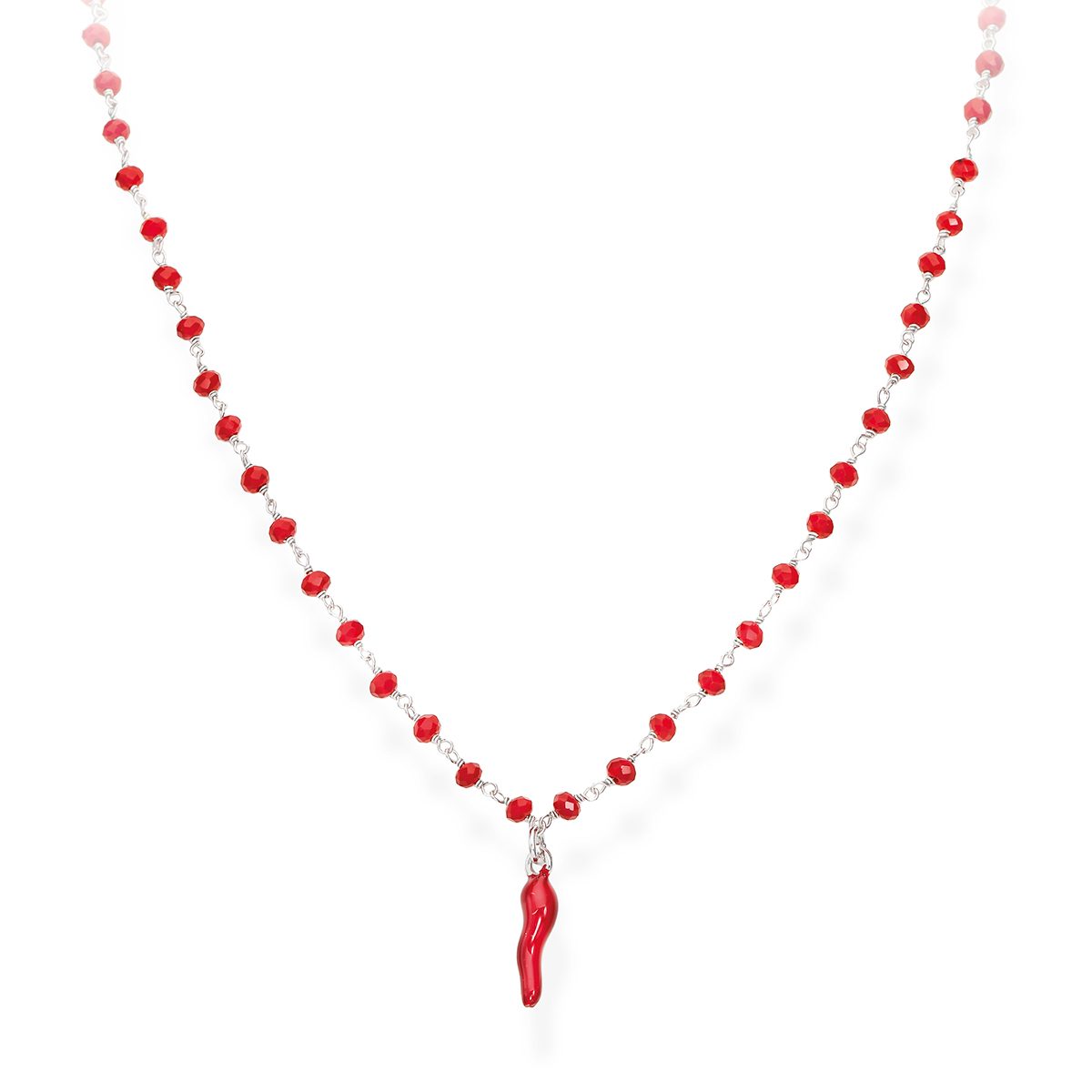Collana in AG925 Rodio (Lungh. 36+5cm) Default Title