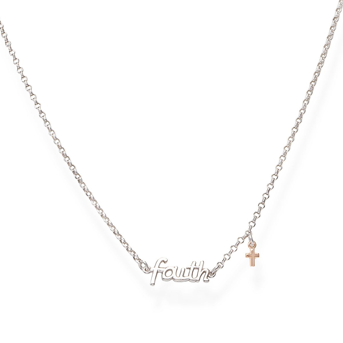 Collana in AG925 Rodio/Rosè (Lungh. 36+4cm) Default Title