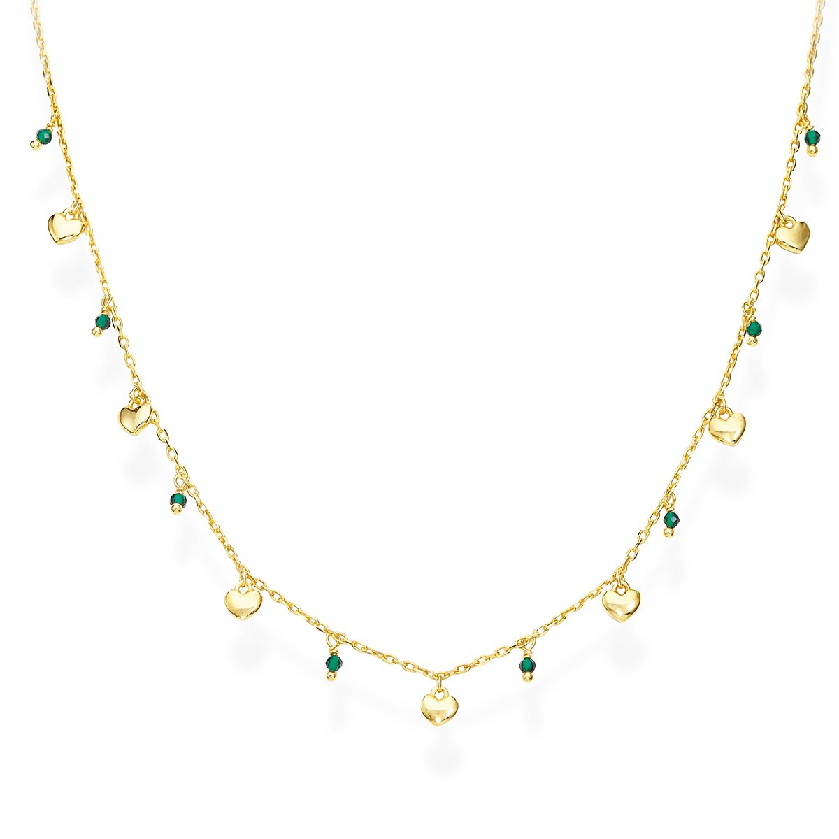 Collana in AG925 Giallo (Lungh. 37+5cm) Default Title