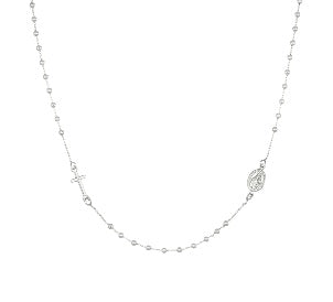 Collana in Argento 925 - Rodio - Lungh. 50 + 2 cm