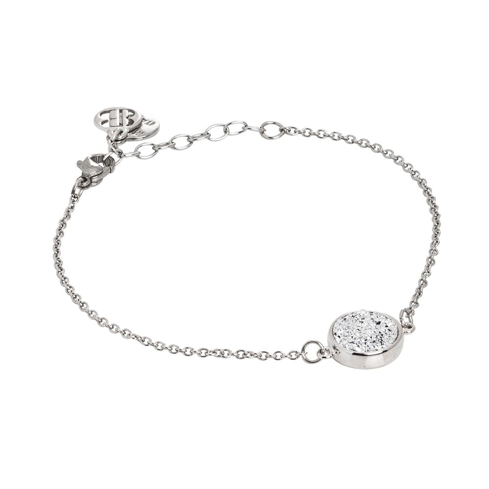 Bracciale con druzy stone bianco Default Title
