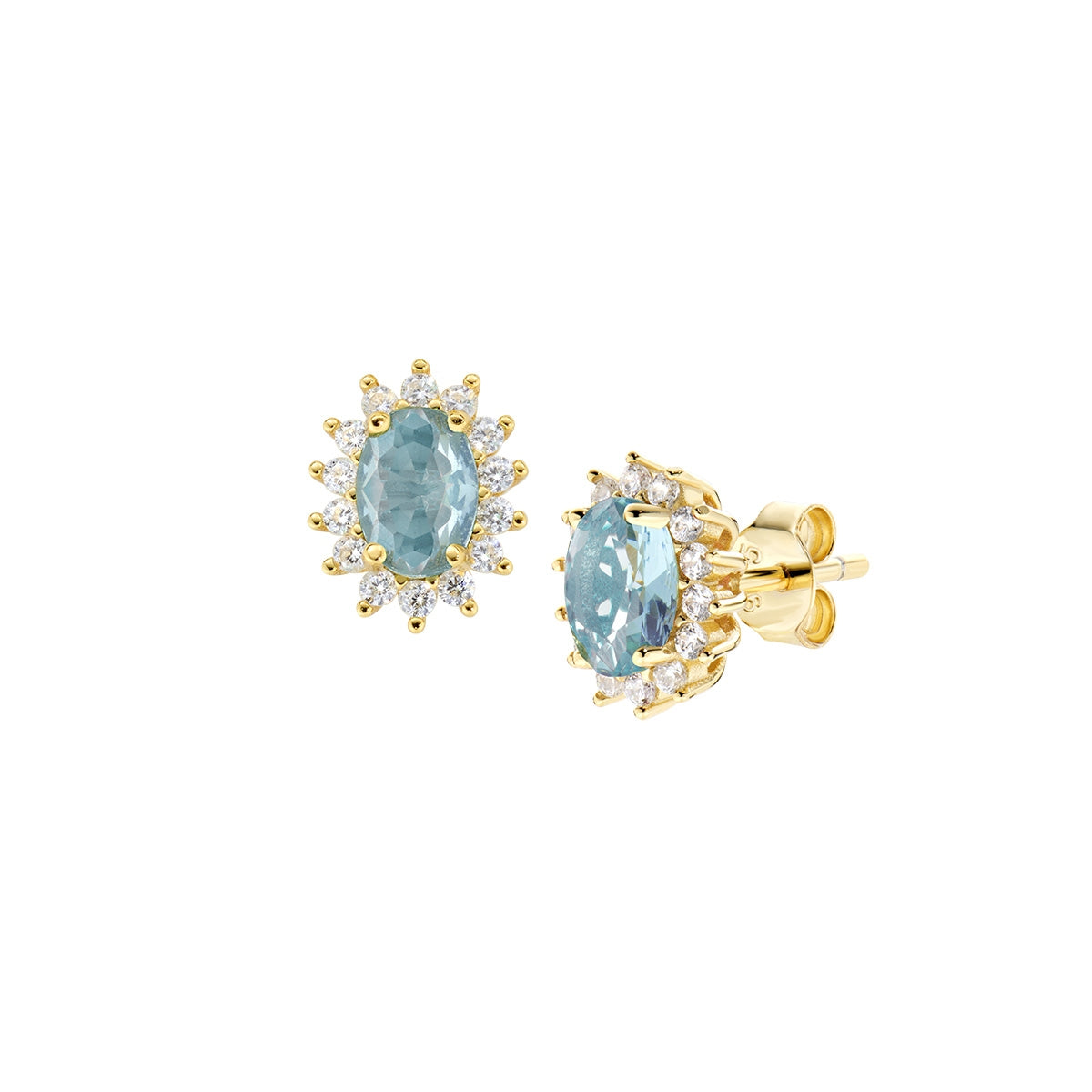 Orecchini Royal Lady Mini Dorati Blu London