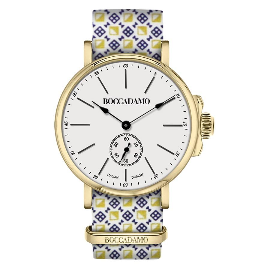 Orologio con cinturino sartoriale a righe strette Default Title