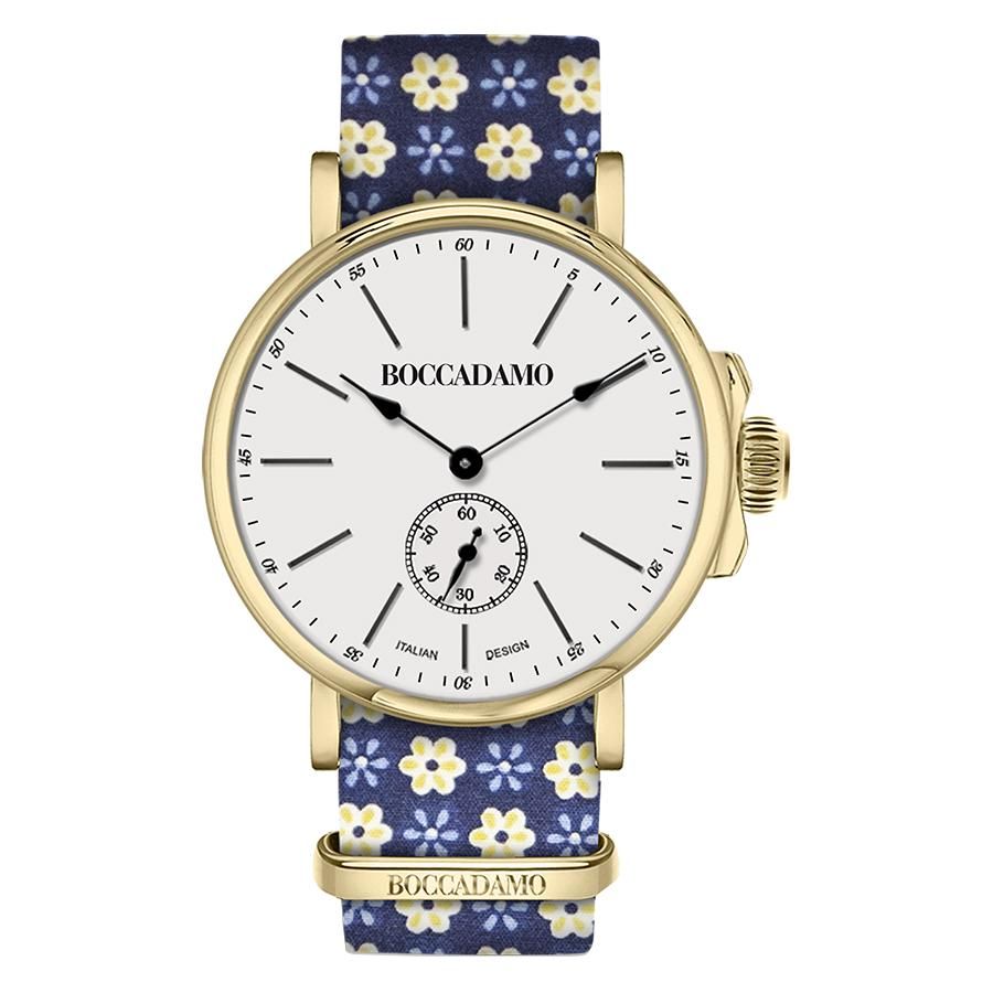 Orologio con cinturino sartoriale a righe strette Default Title