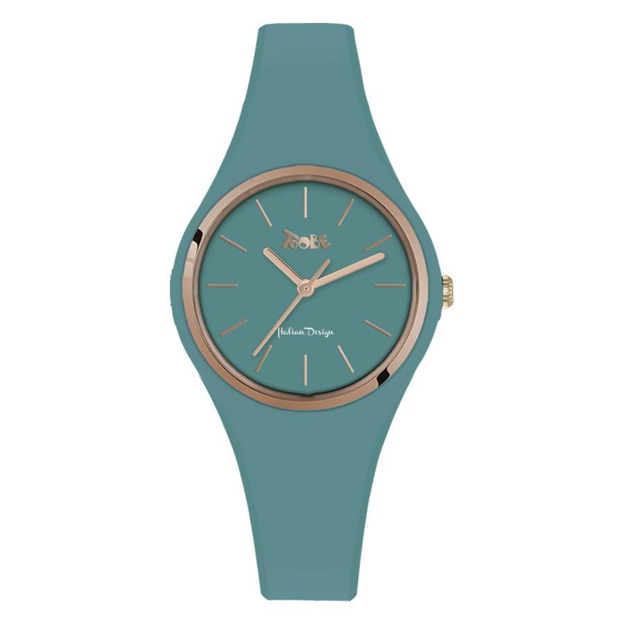 Orologio donna in silicone anallergico carta da zucchero e ghiera rosata Default Title