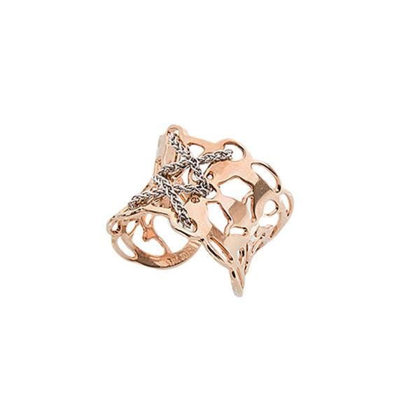 Anello rosato a fascia con corsetto Default Title
