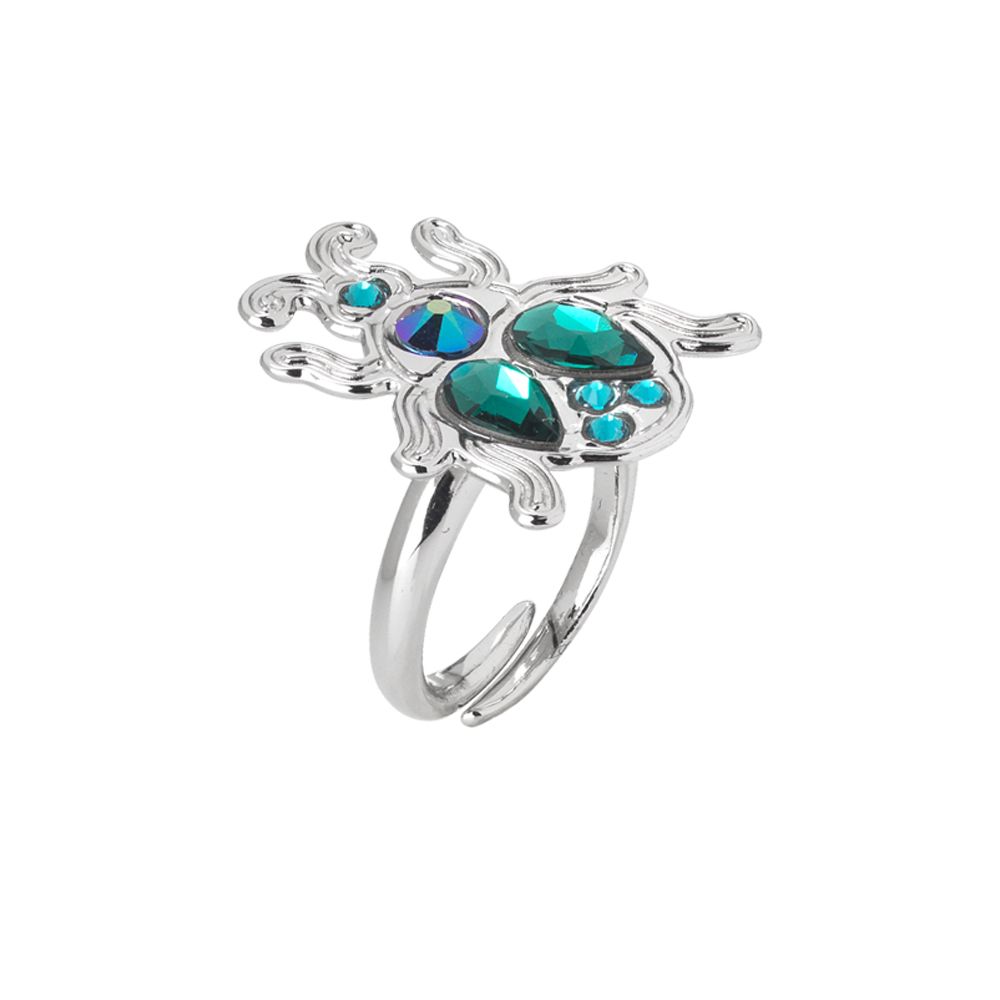 Anello regolabile con scarabeo Default Title