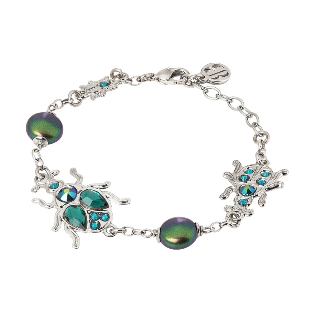 Bracciale con scarabeo e perle Swarovski Default Title