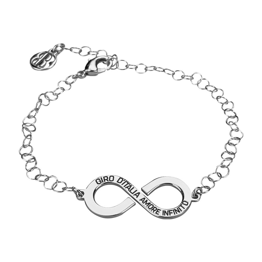 Bracciale rodiato con logo "amore infinito" del Giro d'Italia Default Title