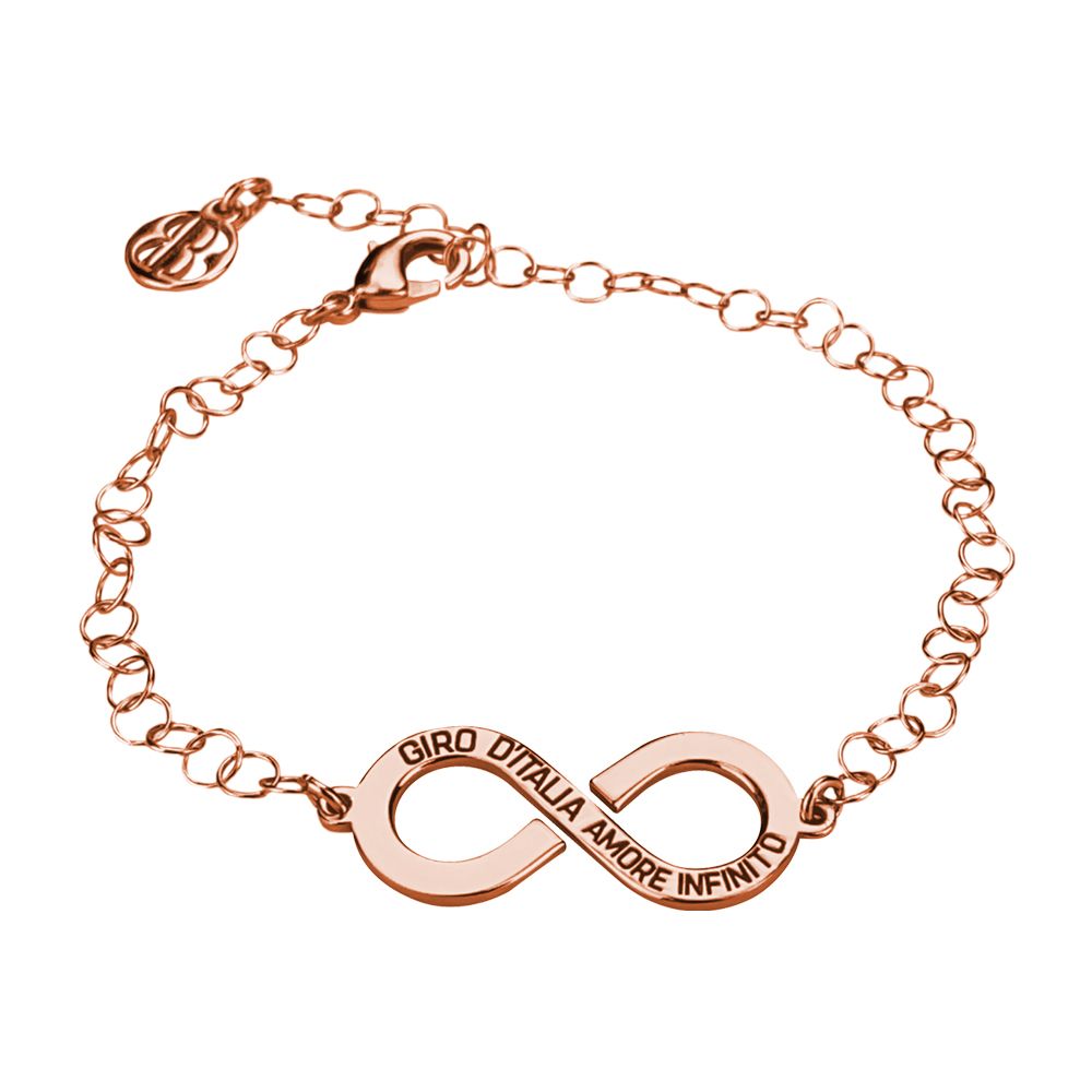 Bracciale rosato con logo "amore infinito" del Giro d'Italia Default Title