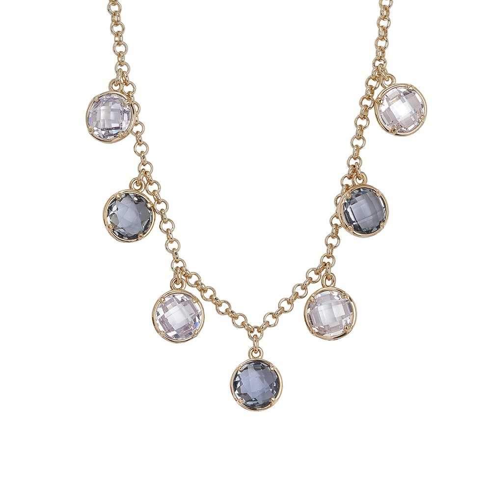 Collana con cristalli pendenti crystal e fumÃ¨ Default Title
