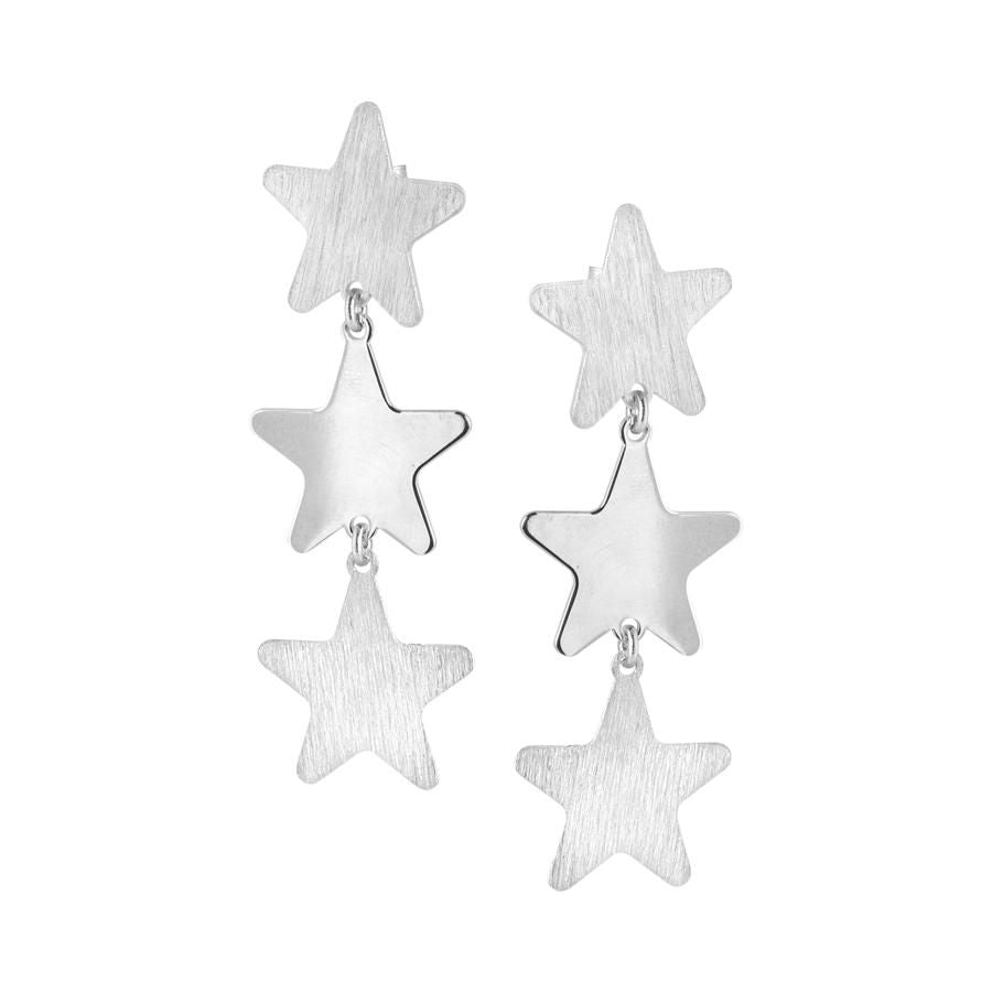 Orecchini pendenti con stelle Default Title