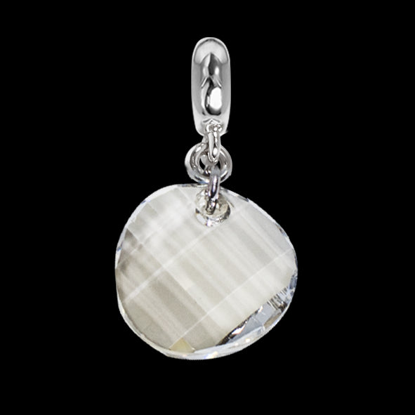 Charm con cristallo Swarovski irregolare moonlight Default Title